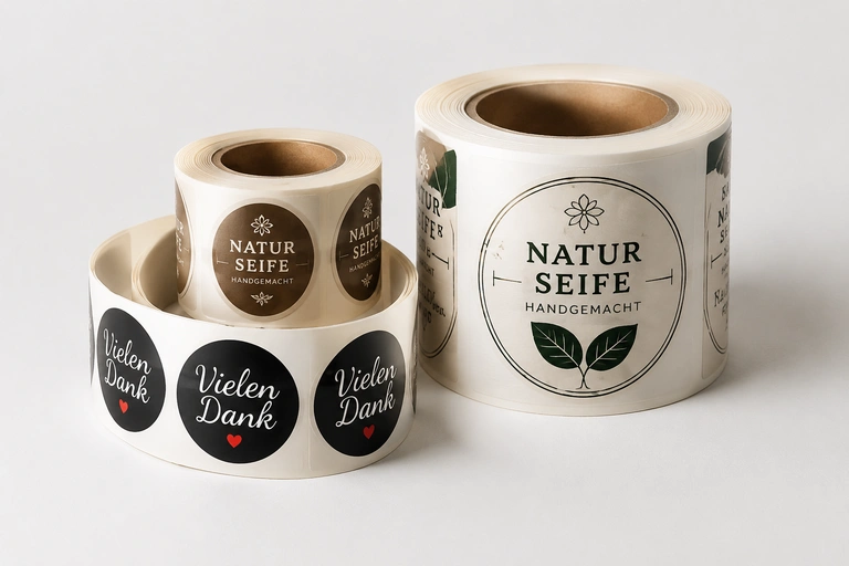 Etiketten für Gläser und Flaschen