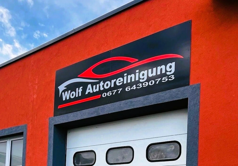 2.	Werbeschild aus Aluverbund mit Digitaldruck